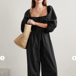 Ulla Johnson Amalie Bow detailed poplin Jumpsuit Size 2 EUC